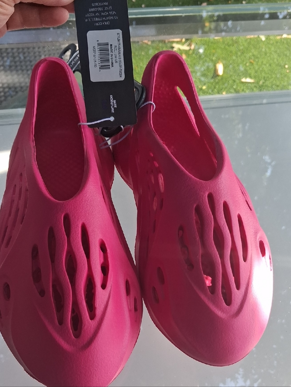 Hot Pink Slip-On Water Shoes